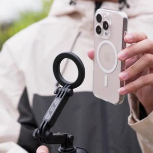 JJC | JJC Magnetic Cold Shoe Phone Mount Holder For iPhone 16 15 14 13 Samsung DJI Osmo 360 Action 4 3 Gopro 13 12 11 AKASO Cameras
