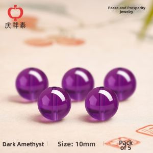 QINGXIANGTAI | Natural Amethyst DIY Beads