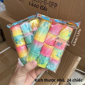 Cầu Vồng Magic Mùa Xuân Đồ Chơi 12/24 Chiếc Nhiều Màu Sắc Cuộn Dây Dự Tiệc Cho Trẻ Em Sinh Nhật Pinata Chất Độn Mẫu Giáo Lưu Niệm Quà Tặng Số Lượng Lớn