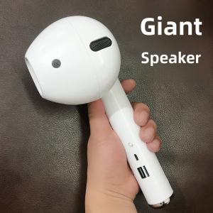 Large Size Bluetooth Speaker Gift Card Slot Headphone Shape Sound Box Mens Birthday Womens Christmas Portable Wireless Speaker