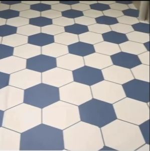 Wallpaper Dinding Tahan Air Perekat Diri Sticker Lantai Kamar Mandi Non-Slip Menebal Dekorasi 2M