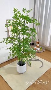 Johor Seller | Pokok Hiasan Dalam Rumah Artificial Plant FIDDLE FIG & RUBBER Plant Hiasan Viral Pokok home decor decoration