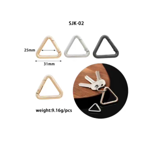 [Hàng mới] (2 cái) Móc càng cua hình tam giác móc khóa dành cho túi xách cặp vali SJK-02#ssl_accessories
