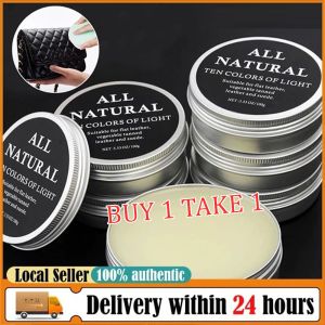 【BUY 1 TAKE 1】100g Mink Oil Cream Leather Conditioner Leather Oil/Bag Polish For Leather/Leather Bag Cleaner And Polisher/Mink Oil For Leather Shoes And All Types Of Leather Mink Oil Cream Leather Conditioner for Bag Shoes and All types of Leather