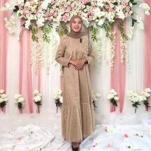 GAMIS TERBARU 2021 MODERN LEBARAN REMAJA KEKINIAN PAULA