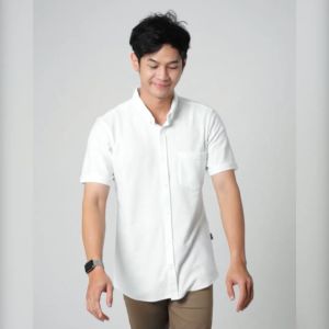 JB Kemeja Pique Pendek PSY Black