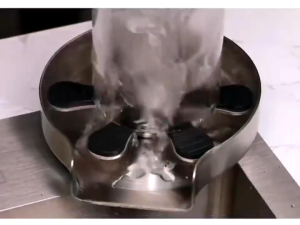 เครื่องล้างแก้วแรงดันสูงสำหรับอ่างล้างจาน SUS304 สแตนเลส 9 หลุม ล้างแก้วอัตโนมัติ - เครื่องล้างขวดทนสนิม สำหรับครัวบ้าน ร้านอาหาร บาร์ และคาเฟ่