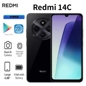 Redmi | The new 2026 Redmi 14C Global Edition smartphone features 256GB of storage a high-capacity 5160mAh battery and a 50-megapixel