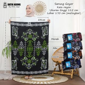 (PROMO HARI INI) Sarung Batik Perempuan Motif Damar Wayang Sarung Wayang Warna Terbaru Best Seller Terlaris Termurah Bahan Rayon Kualitas Bagus