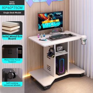 ZHUOHE | Portable Gaming Desk Computer Desk for Single Person Use