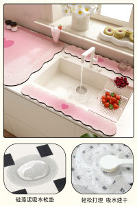 Khăn Thấm Nước Bếp Bằng Đất Ngọc Trai Khăn Thấm Nước Rửa Bát Khăn Thấm Nước Rửa Tay Đầu Vòi Chậu Rửa Mặt Thấm Hút Nhanh Chống Thấm Nước