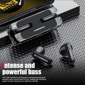 MTI Monster XKT08 Wireless Earphone Bluetooth Nirkabel Earphone Modis Olahraga Earphone Bluetooth Berkualitas Tinggi Headset Headphone Earbuds TWS HIFI Surround