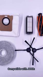 Replacement For JONR P20 PRO / T5 PRO Robot Vacuum Cleaner Accessories Mop Pads Cleaning Dust Bag Side Brush Spare Part