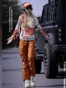 NUANPING | Stylish and Trendy Sport Set Women Dyeing Pony Design 2-piece