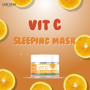 พร้อมส่ง ส่งฟรี LURSKIN Vitamin C Sleeping Mask 50 g สลีปปิ้งมาร์ค ฟื้นฟูผิวข้ามคืน เผยผิวกระจ่างใส เนียนนุ่ม อ่อนกว่าวัย