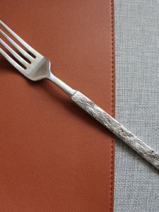 High-End Brushed 304 Stainless Steel Dinner Fork Rice Spoon Noodles Fork Dessert Fork Fruit Fork Western Tableware