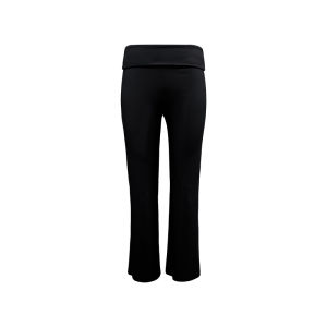 audwyn | Flared Hem Mid Thigh Yoga Trousers Elastic Low Waist Sculpting Leggings