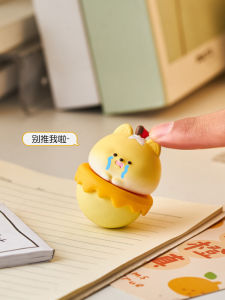 Cute Dog Topper Desktop Decoration Stress Relief Gift for Girls Office Desk Resin Craft Cartoon Style Desktop Sculpture Decoration