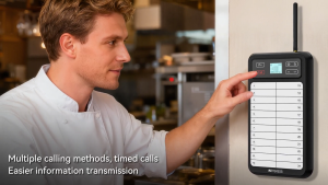 Retekess TD037 TD114 Kitchen Transmitter Pager Server Transmitter Restaurant Waitress Pager System Restaurant Pager System​ for Commercial Kitchens