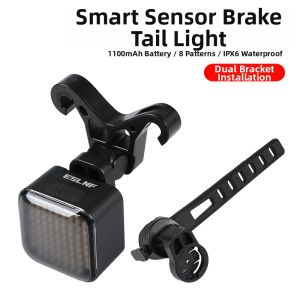 Eslnf | Brake Sensing Waterproof Bicycle Tail Light