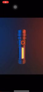 ShanBao Multifunctional usb ultra-strong light zoom magnetic compact flashlight (customizable exclusive logo)