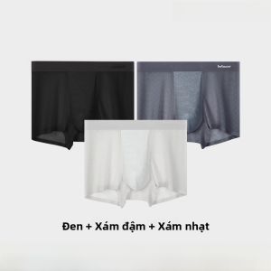 Quần lót MiiOW nam làm bằng ice silk mỏng cạp vừa kháng khuẩn