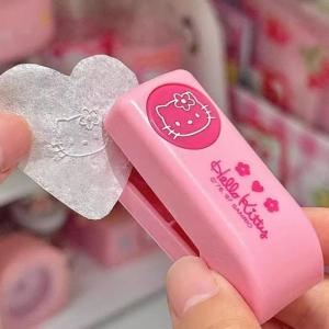 Sanrio Hello Kitty Anime Kim Bấm Embosser Kim Loại Hoạt Hình Tem Cho Học Sinh Sổ Tay Đồ Dùng Học Tập Quà Tặng