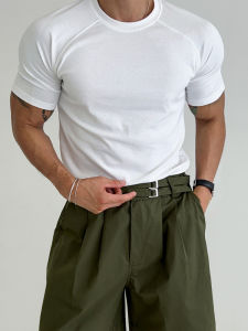 DAVID&ME | Mens Round Neck Short Sleeve Leisure Sports T-Shirt