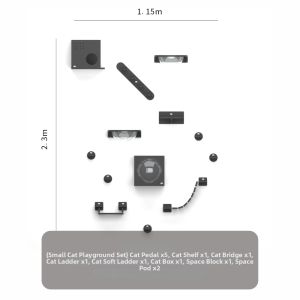 XIAOMUNOLIANGPIN | Space Capsule Design Wall Mounted Cat Tree