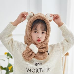 หมวกเด็กกันหนาว2ถึง12ขวบใส่อุ่น4สีพร้อมส่ง