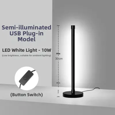 Minimalist Night Light LED Eye Protection Reading Lamp Multi-Functional Creative Bedside Lamp Bedroom Atmosphere Sleep Energy-Saving Lamp
