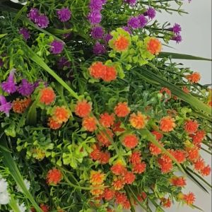 Daun Bunga Lucky Star Cabang 5 Aksesoris / Bunga Baby Breath Gypsophilia Pikok Dekorasi Rumah Dan Pelaminan