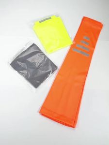 1 Cặp Tay Áo Nén Có Sọc Phản Quang Chống Nắng UV Cho Nam/Nữ Ngoài Trời Chơi Golf Làm Việc Thể Thao