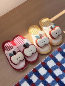 Dép Bông Dày Mùa Thu Đông Cho Nữ Dép Bông Ấm Áp Chống Trượt Dép Bông Lông Cừu Có Thể Mang Ngoài Trời Dép Bông Thoải Mái