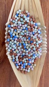 RAINBOW LECA 10MM COLOR SELECTION CLAY PEBBLES GARDENING PLANTS DECORATION LECA BALLS