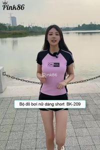 Bộ đồ bơi nữ áo tắm biển nữ dáng short năng động trẻ trung BK-209a