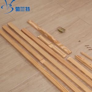 สินค้าไม้จริงมีชั้นวางไม้สีเหลือง การแขวนไม้สามารถยกขึ้น และสร้างภาพวาดสีน้ำมัน สำหรับเครื่องมือล่าสุดที่สะดวกสบายและสะอาด