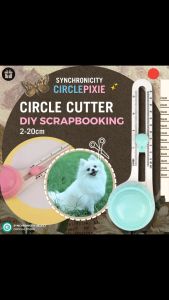 CirclePixie "Cut Out Circles of any Size" DIY Craft Circular Cutting Paper Knife Circle Cutter Scrapbooking Circular Die-Cut Tool Synchronicity