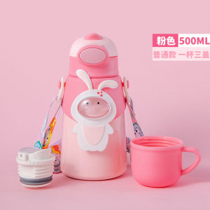 Cốc Nước Giữ Nhiệt Cho Trẻ Em 316 Cốc Nước Bằng Thép Không Gỉ Có Van Chia Hai Mặt Dùng Cho Học Sinh Mẫu Giáo Và Tiểu Học