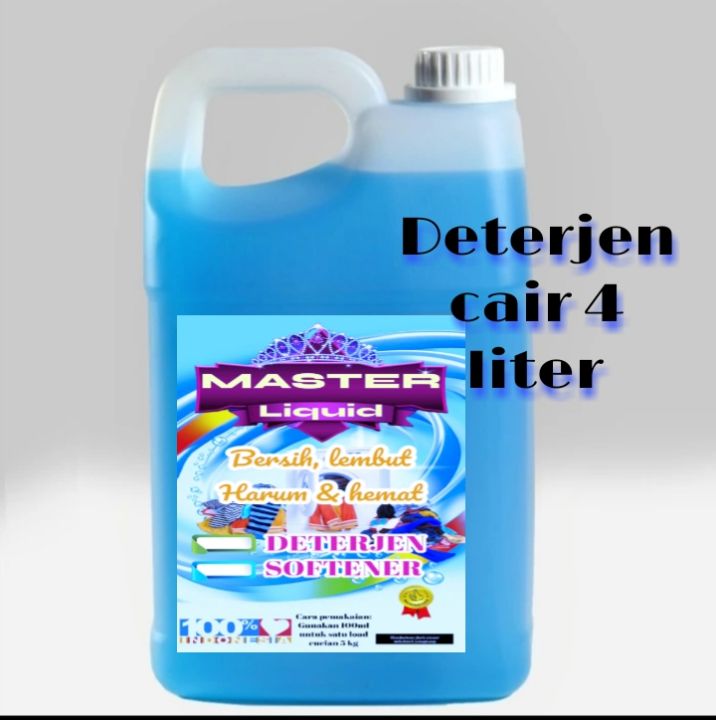 Murah deterjen cair biru 4 liter | Lazada Indonesia