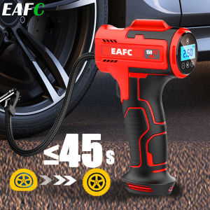 EAFC 4000mAh Car Air Compressor Electric Wireless 150PSI Tire Inflator Pump for Motorcycle Bicycle Boat AUTO Tyre Balls Inflator