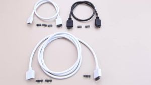 1PC 4Pin 5Pin Extension Cable Line 0.5m 1m 2m 3m 5m Female Connector With Pin Adapter For SMD5050 3528 RGB CCT LED Strip Light