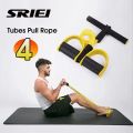 SRIEI 4 Pedal Resistance Band Fitness Rally Foot Retractor Pedal Elastic Pedal Puller Physical Therapy Strength Training Yoga Equipment. 
