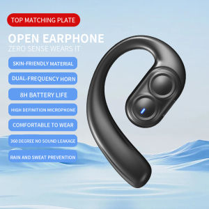 STTKGZD | Wireless Bluetooth Headphones Full Open Headset Air Conduction Ear Hook Earphones Handsfree Noise Canceling Audifonos Sports