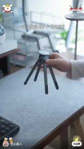 Portable Magnetic Phone Holder & Selfie Stick 3-in-1 Foldable Tripod Stand for iPhone iPad Tablet Laptop Desktop Use