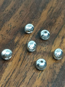 Thép Titan Không Phai Màu Perpendicular Hạt Vòng Tay Inox Vòng Cổ Định Vị Hạt Tự Làm Phụ Kiện Handmade Rời Hạt Chất Liệu