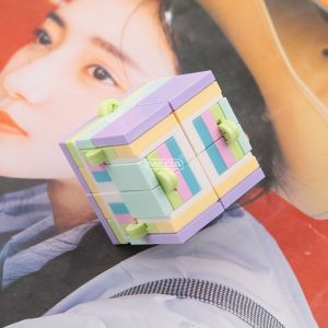 Móc Khối Vô Hạn Lặp Lại Khối Xây Dựng Lắp Ráp Giải Trí Cho Học Sinh Và Phụ Nữ Tuổi Teen Đồ Chơi Nhựa Khối Xây Dựng Tương Thích Với Lego