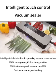[Malaysia Spot] 🔥 Malay Plug ✨ Heavy Duty Vacuum Sealer Machine – Food Vacuum Sealer with UV Sterilization – For Food Packing & Vacuum Packaging – COD