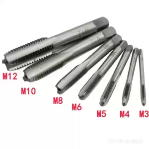 SET 1 BỘ 7. MŨI TARO GỒM M3 M4 M5 M6 M8 M10 M12. Dùng để tạo răng lại cho các loại bù long bị tề TH589
