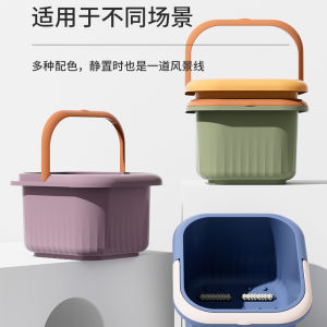 ถังแช่เท้าถังลึกสูงอ่างล้างเท้าเหนือเข่าขาเล็กฉนวนกันความร้อนพลาสติกนวดเพิ่มความสูงหนาใช้ในครัวเรือนถังแช่เท้า